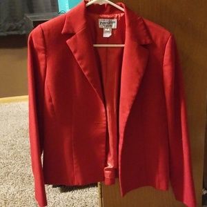 Red Women's Blazer